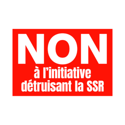 Logo comité Non à linitiative SSR